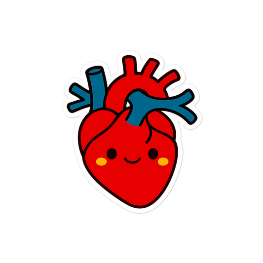 Heart Sticker on laptop