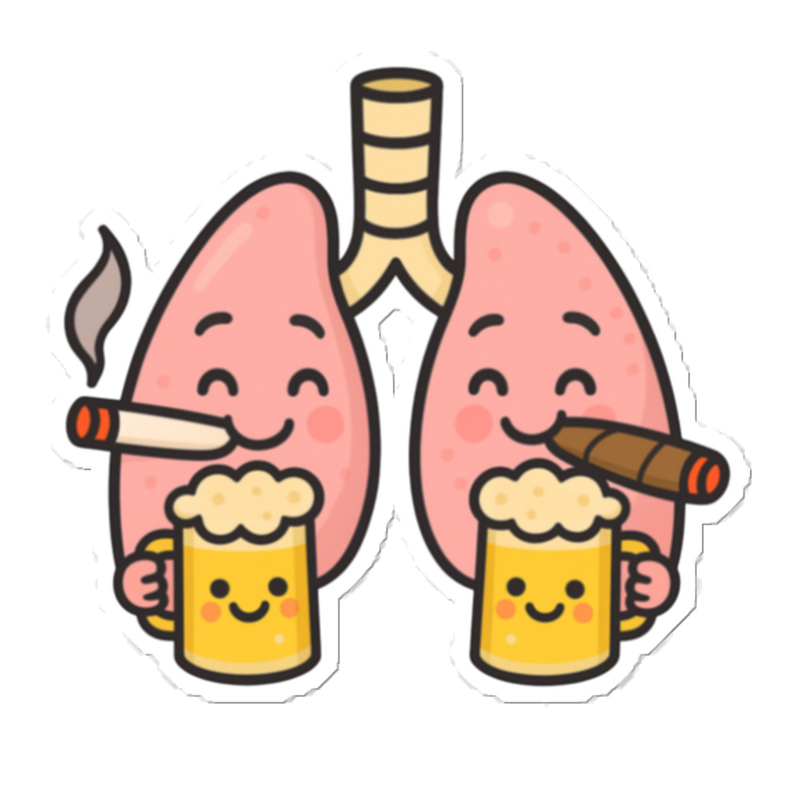 Lung Sticker color option 2