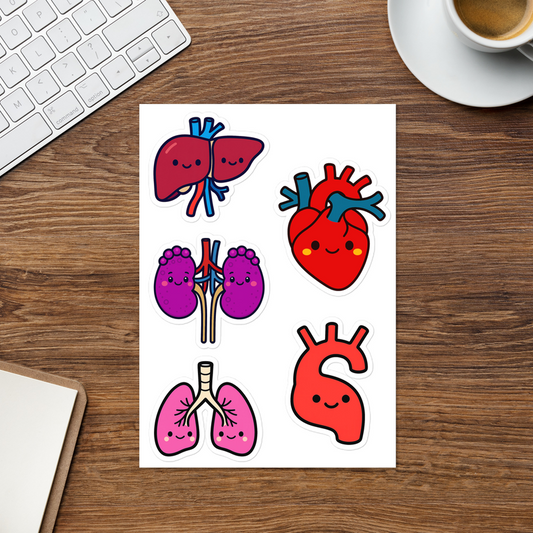 Funny Sticker Sheets, Sticker Sheet individual sticker detail