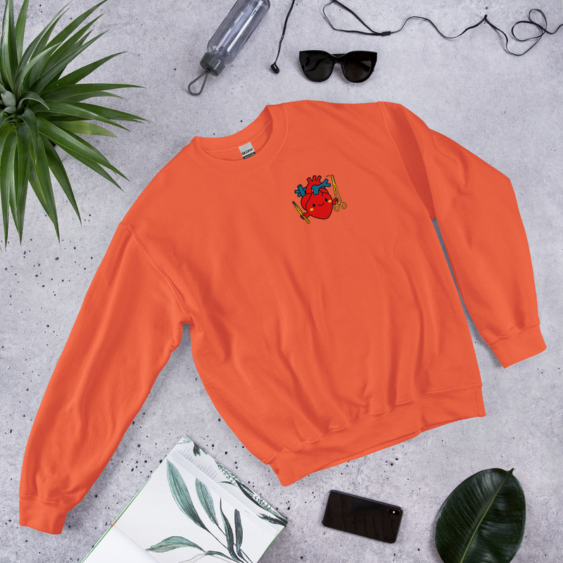 Surgical Heart Sweatshirt color option 3