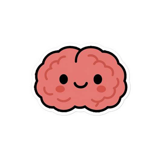 Innocent Brain Sticker on laptop