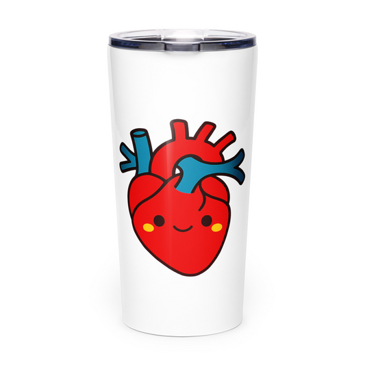 Heart Anime Tumbler wraparound design