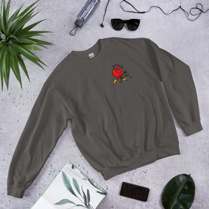 Heart Physical Therapy Sweatshirt color option 1
