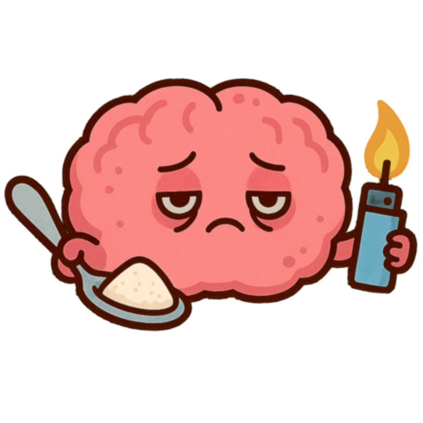 Brain Sticker color option 1