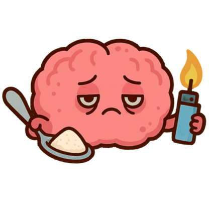 Brain Sticker color option 1