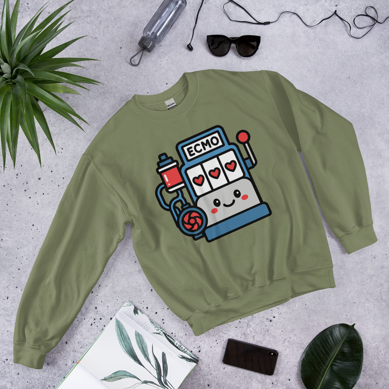 ECMO Slot Machine Sweatshirt color option 3