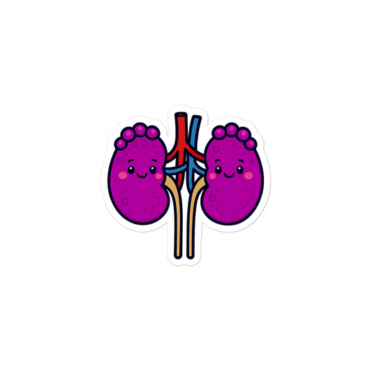 Kidney Sticker size comparison