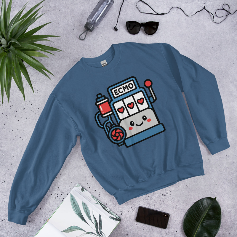 ECMO Slot Machine Sweatshirt color option 1