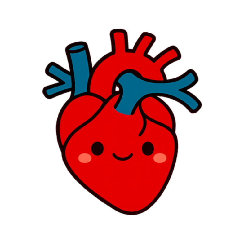 Heart Pin Button — Snarky Organs medical pin