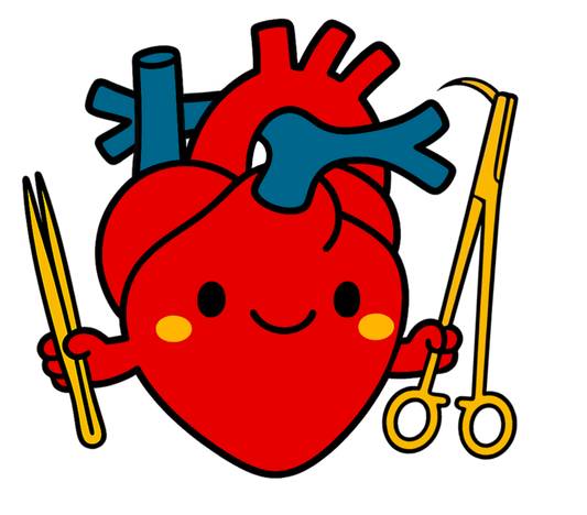 Surgical Heart Tumbler — Snarky Organs insulated travel mug