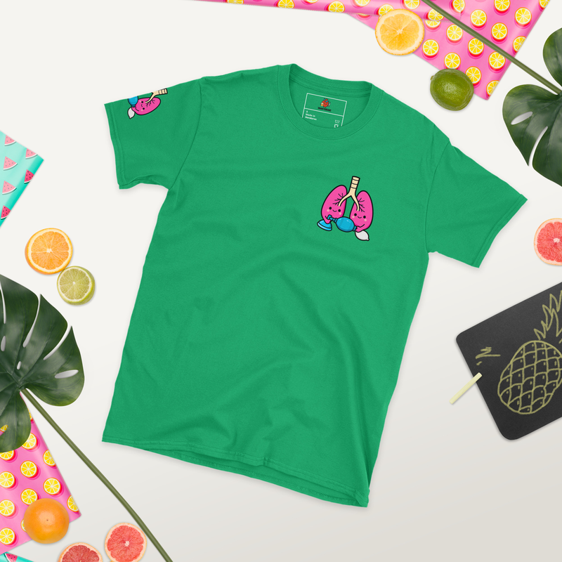 Lung BagMask T-Shirt color option 4