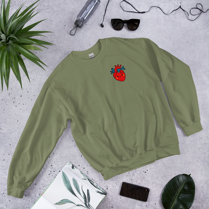 Heart Sweatshirt color option 4