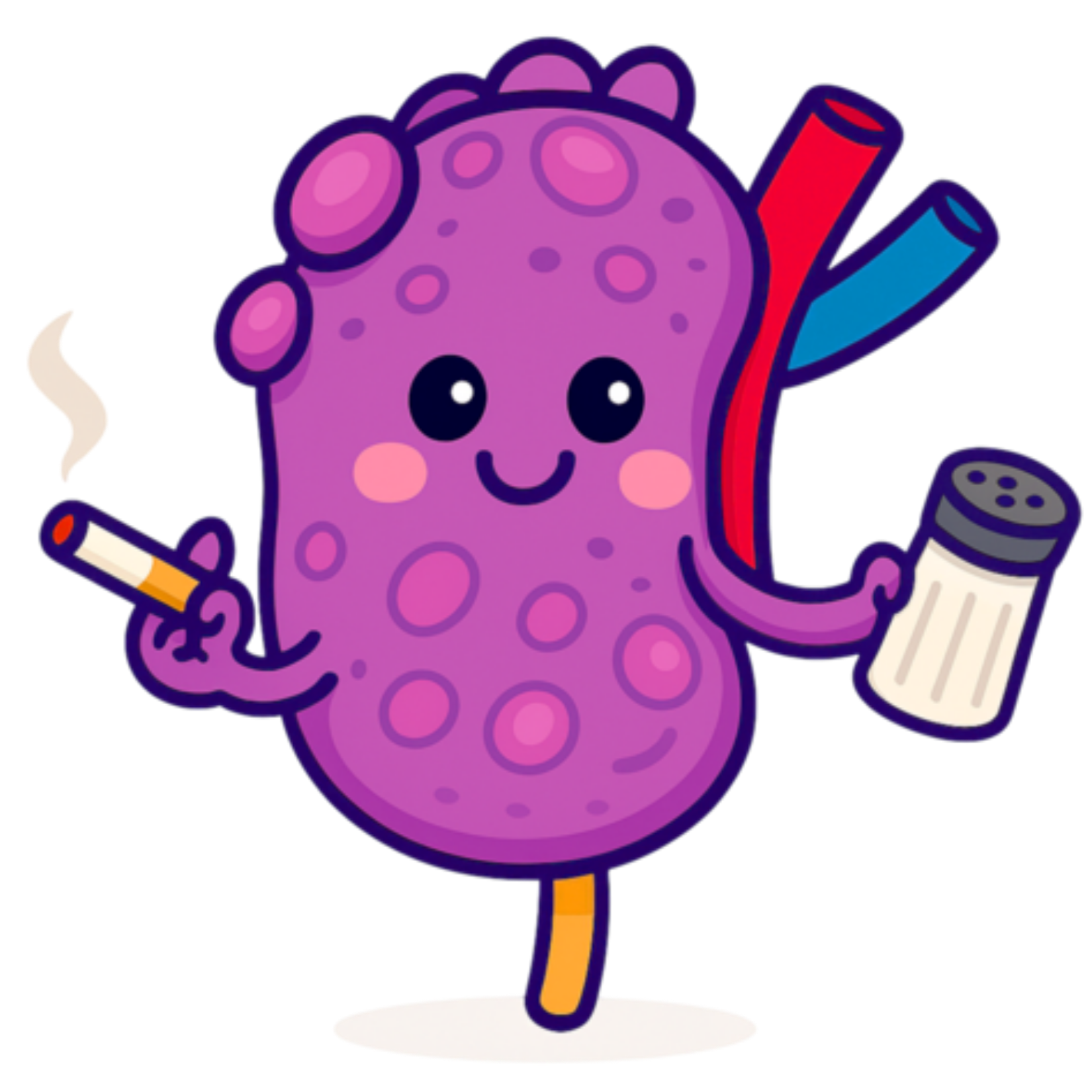 Kidney Sticker color option 1