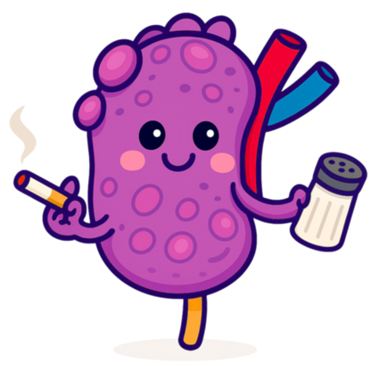 Kidney Sticker color option 1