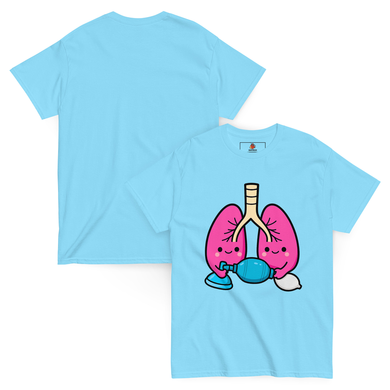 Lung BagMask T-Shirt color option 5