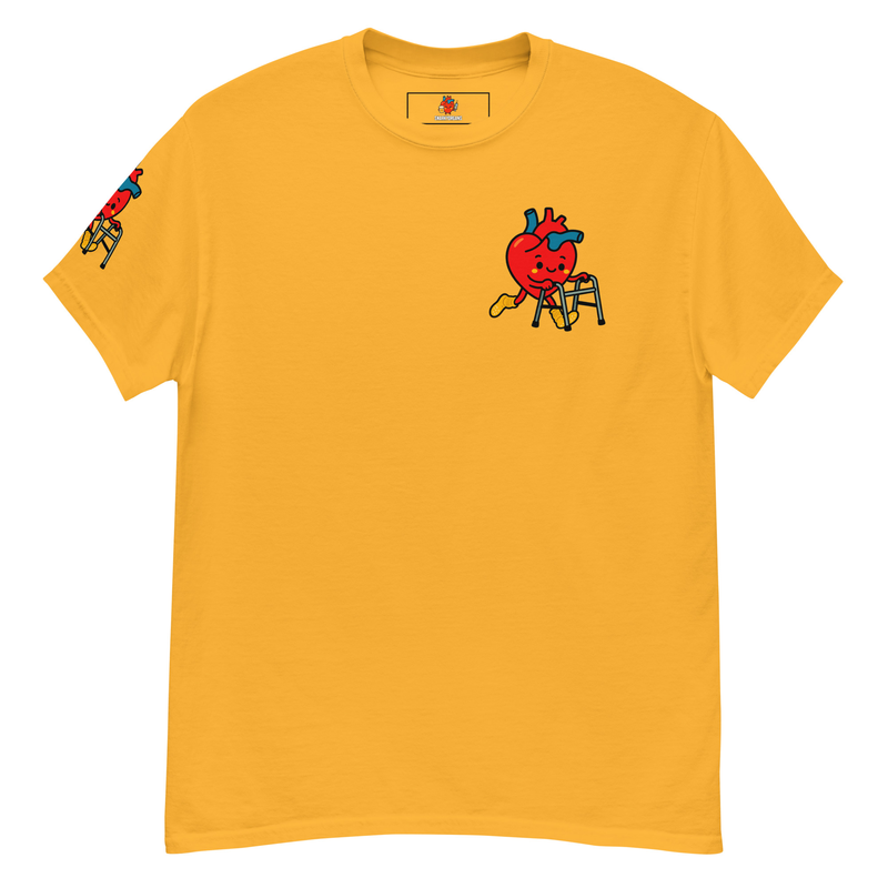 Heart Physiotherapist T-Shirt color option 5