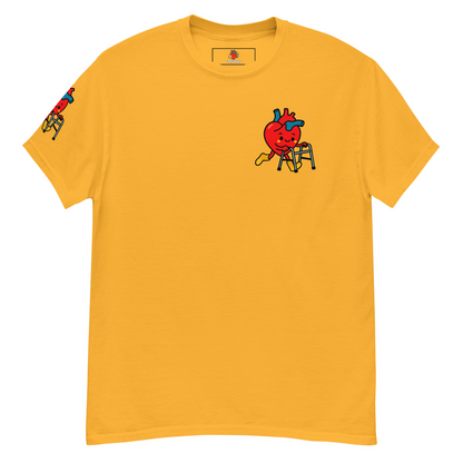 Heart Physiotherapist T-Shirt color option 5