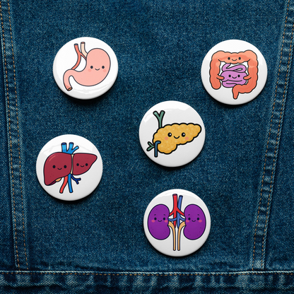 Healthcare Workers Pin Pin Button close-up