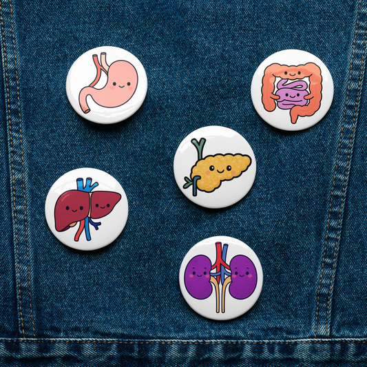 Healthcare Workers Pin Pin Button close-up