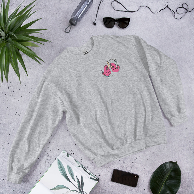 Lung Laryngoscope Sweatshirt color option 8