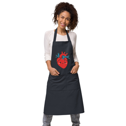 Anatomical Heart Apron detail view