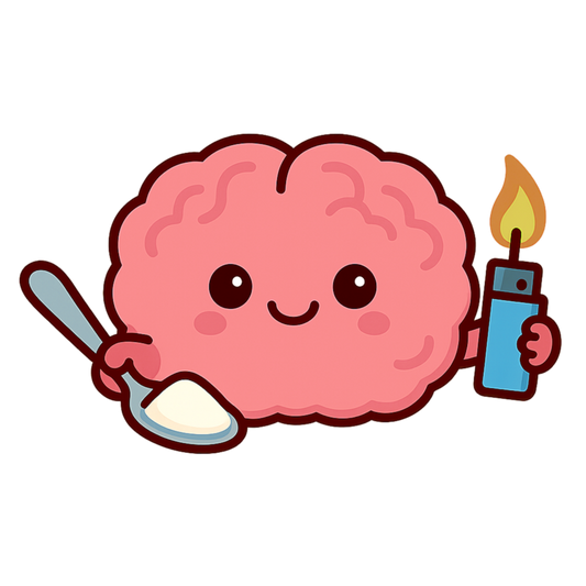 Sinful Brain Tumbler — Snarky Organs insulated travel mug
