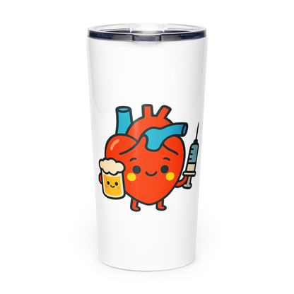 Sinful Heart Tumbler wraparound design