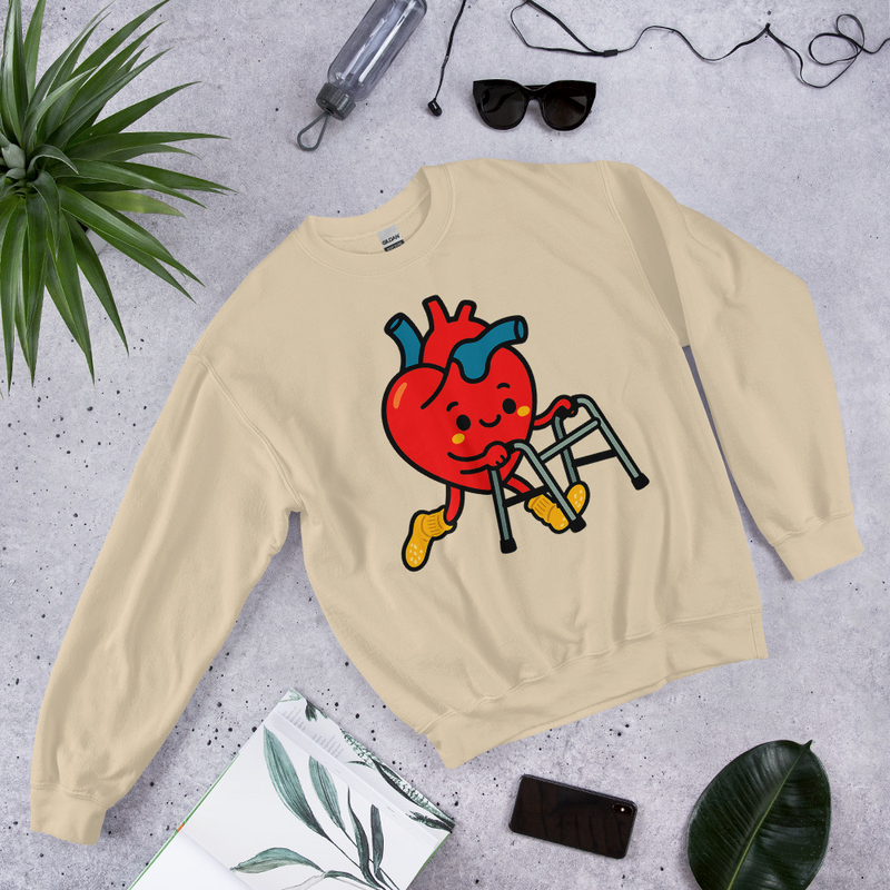 Heart Physical Therapy Sweatshirt color option 6