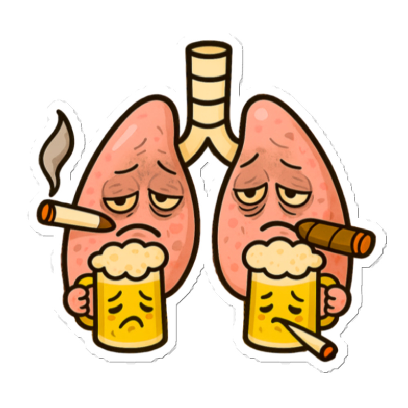 Lung Sticker color option 2