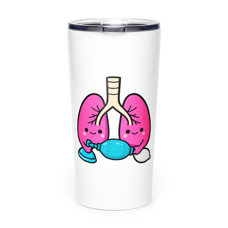 Lung BagMask Tumbler wraparound design
