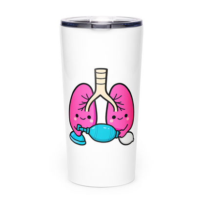 Lung BagMask Tumbler wraparound design