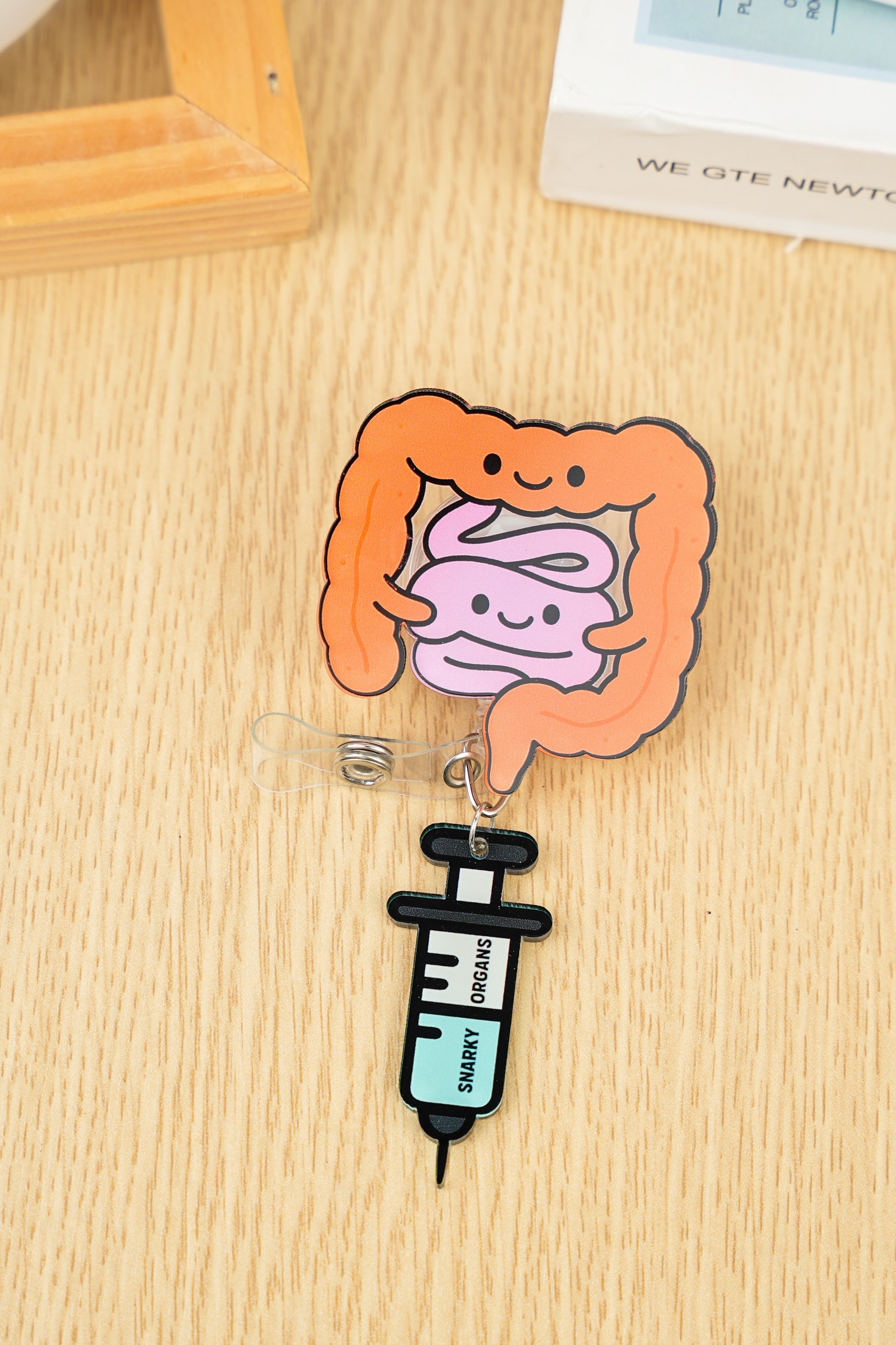 Cute Bowels Badge Reel - DSC07609