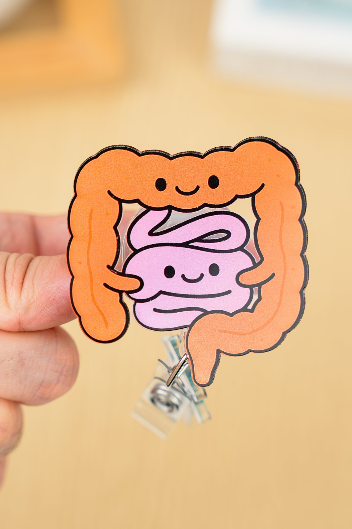 Cute Bowels Badge Reel - DSC07612