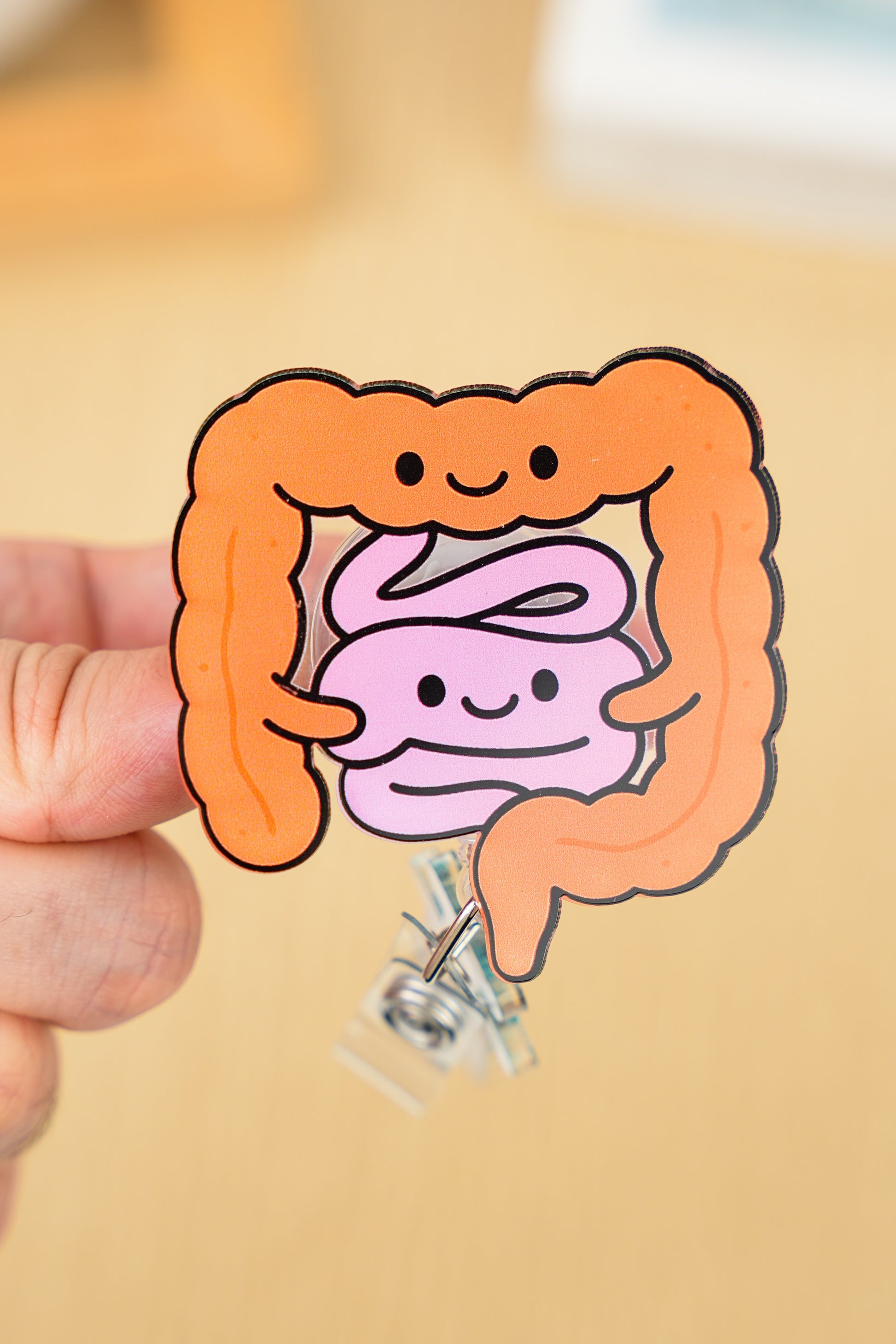 Cute Bowels Badge Reel - DSC07612