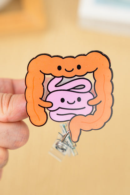 Cute Bowels Badge Reel - DSC07612