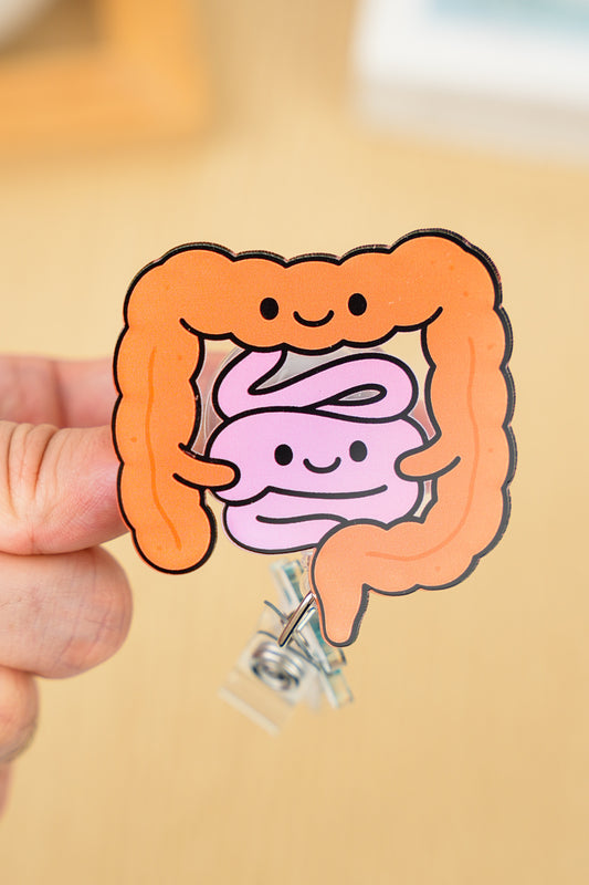 Cute Bowels Badge Reel - DSC07612