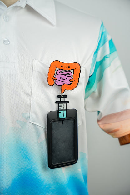 Cute Bowels Badge Reel - DSC07701