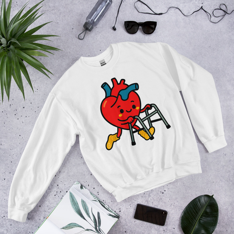 Heart Physical Therapy Sweatshirt color option 8