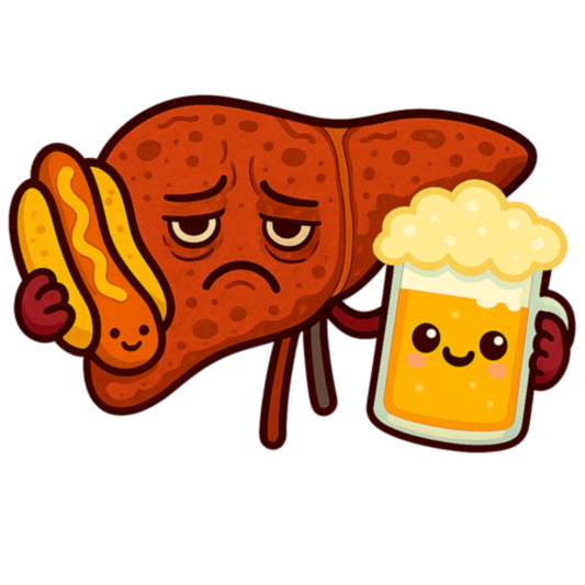Liver Sticker color option 1