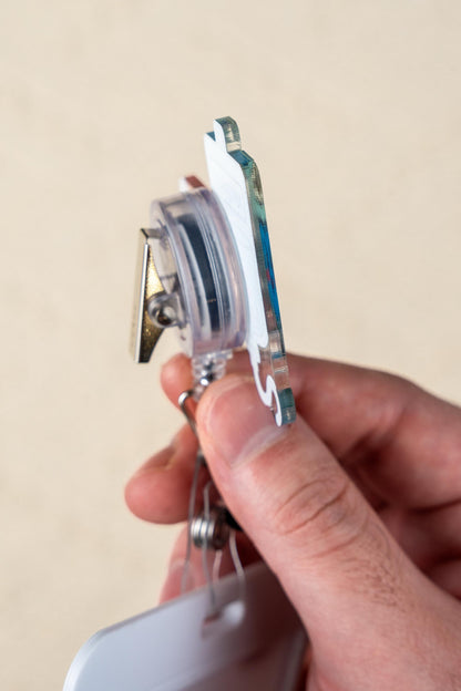 Amiodarone vs Thyroid Badge Reel - Retractable Pharmacy ID Holder