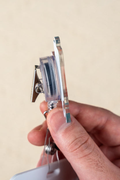 Amiodarone vs Thyroid Badge Reel - Retractable Pharmacy ID Holder