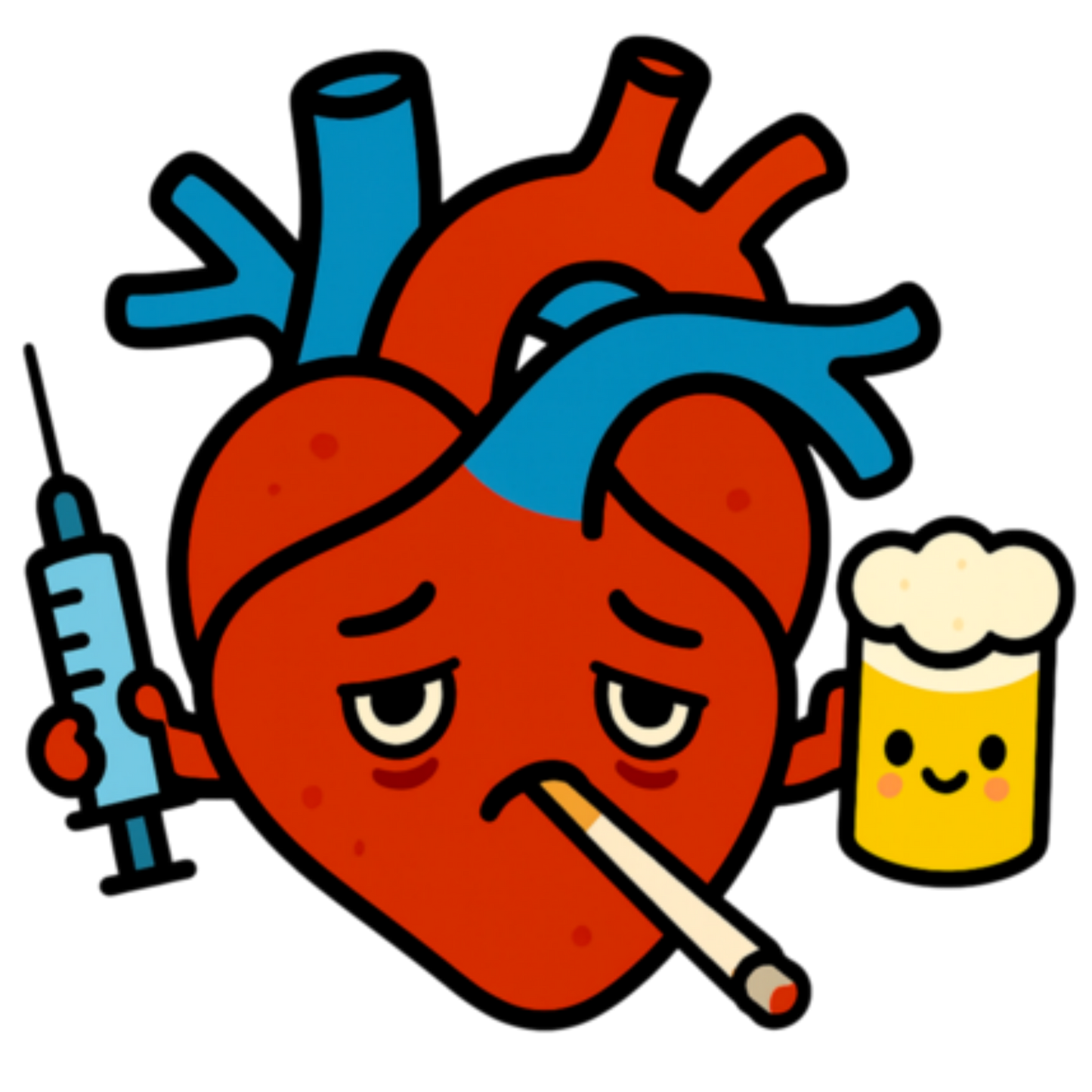 Heart Sticker color option 1