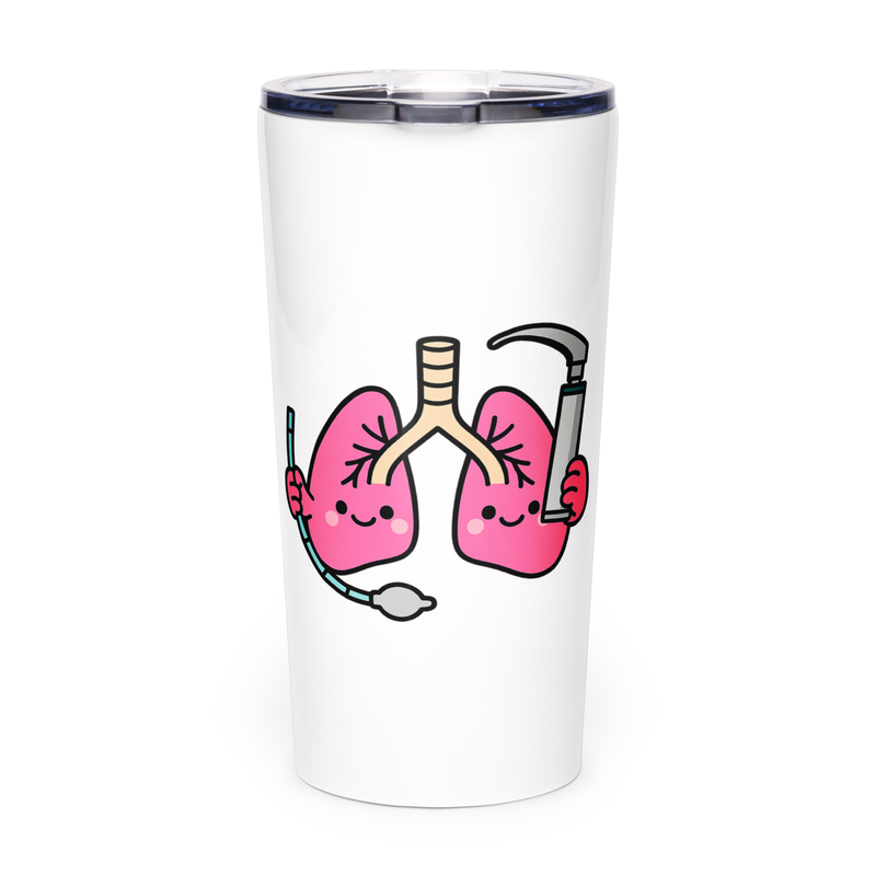 Lung Laryngoscope Tumbler wraparound design