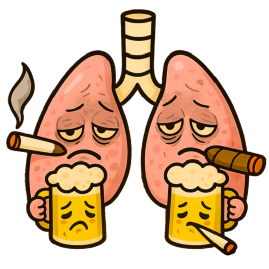 Lung Sticker color option 1
