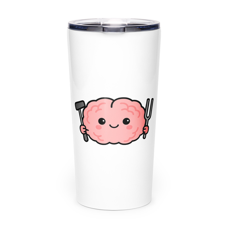 Brain Tumbler wraparound design