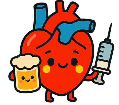 Sinful Heart Tumbler — Snarky Organs insulated travel mug