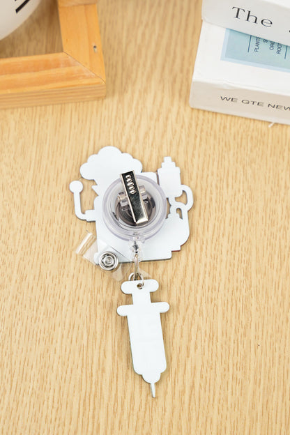 Cardiology ECMO Badge Reel - Retractable ICU ID Holder