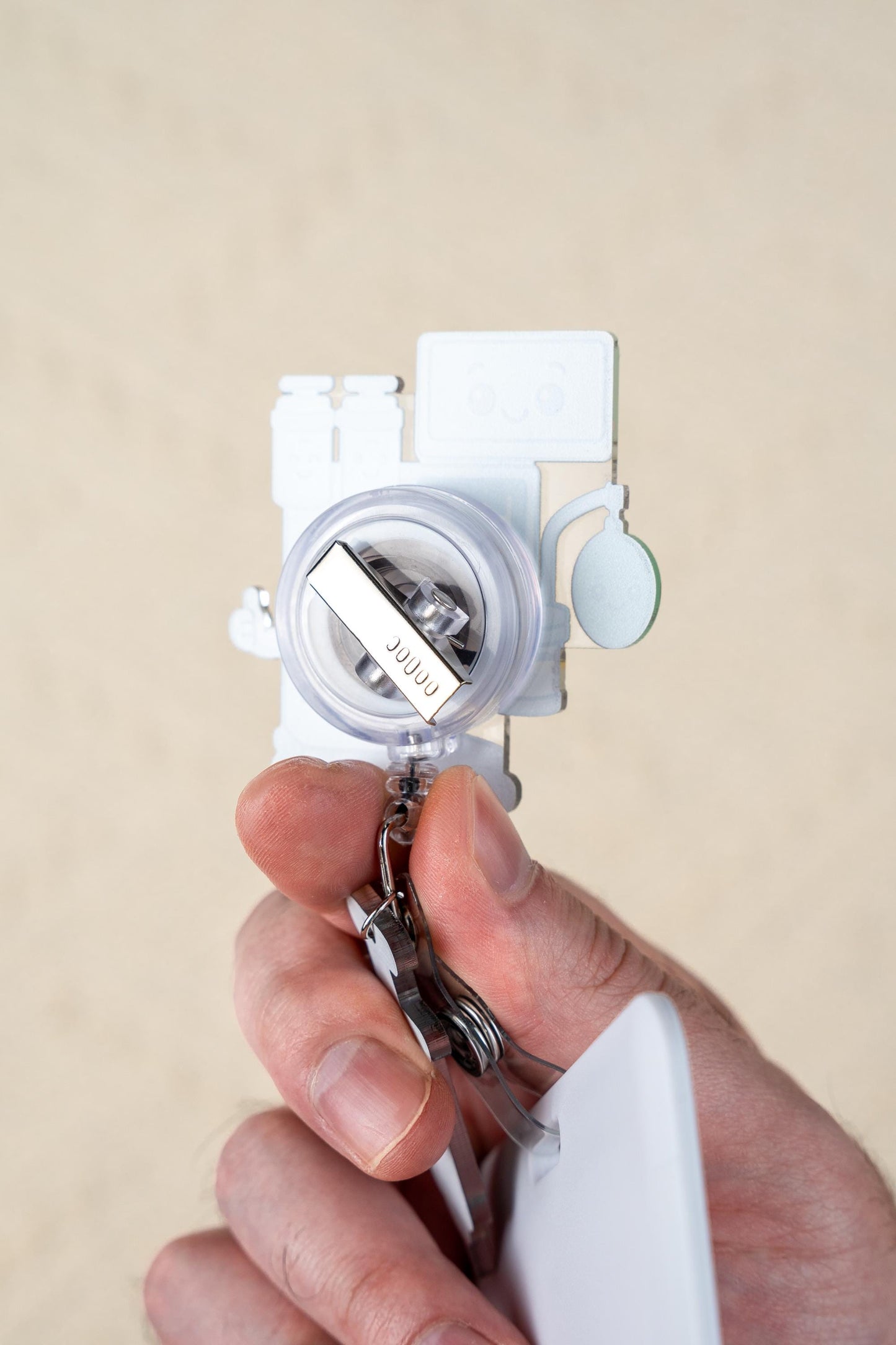 Anesthesia Machine Badge Reel - Retractable Anesthesia ID Holder