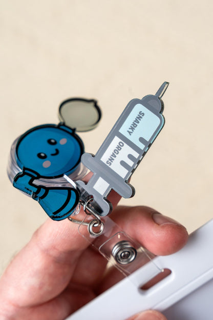 BagMask Badge Reel - Retractable Respiratory Therapy ID Holder
