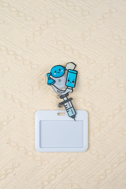 BagMask Badge Reel - Retractable Respiratory Therapy ID Holder